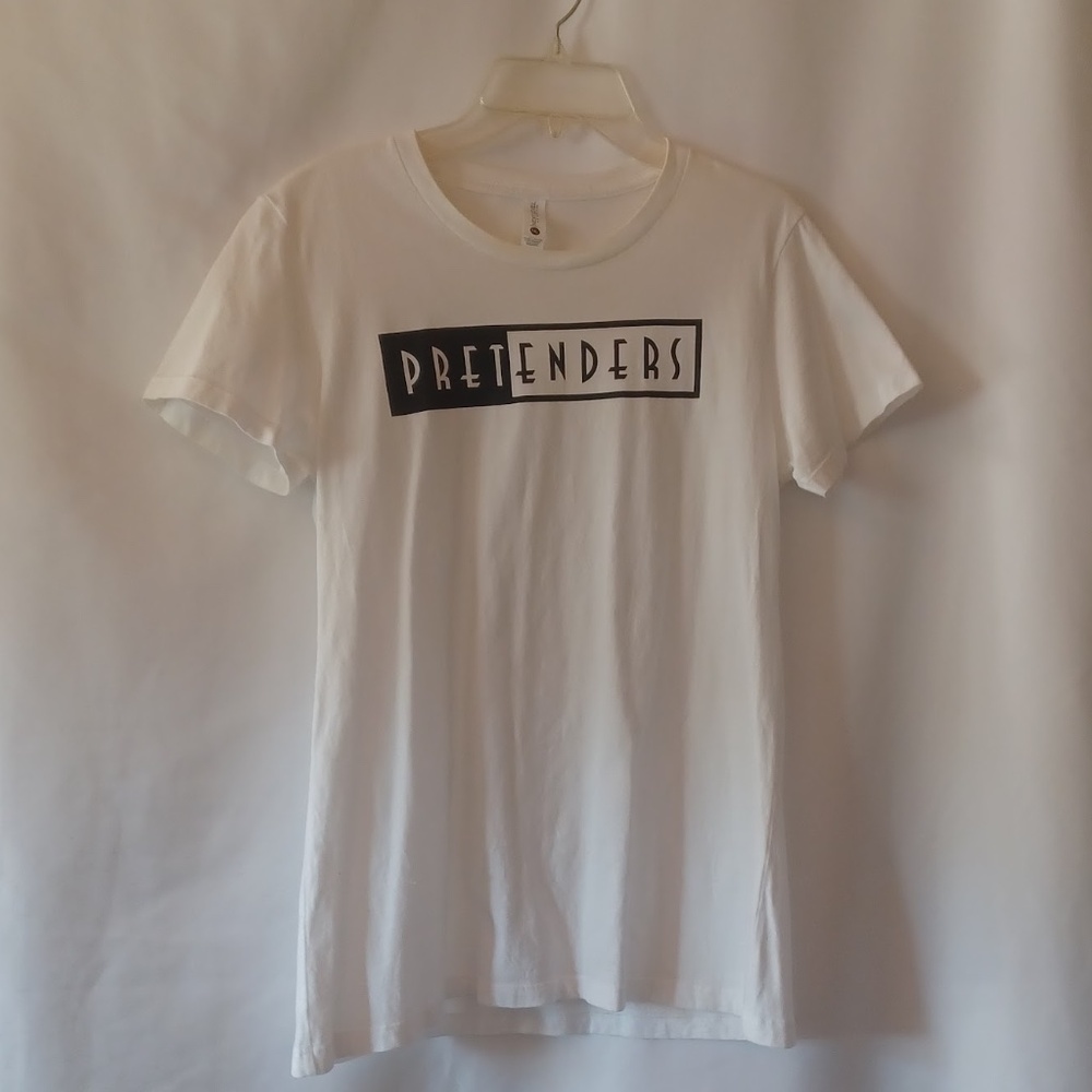 Next Level The Pretenders Band Logo T-Shirt  White Juniors L Women S Vintage